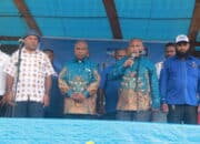 Deklarasi Pasangan Denius-Rumin Dihadiri Ribuan Masa Pendukung