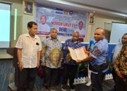 Optimis Menang Pilkada Pegubin Paslon Nomor Urut 01 Denius-Rumin Resmi Kukuhkan Tim Sukses Dan Relawan Tingkat Distrik