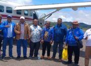 Lengkap Tiba di Oksibil Pasangan DERU siap Menggelar Kampanye Akbar