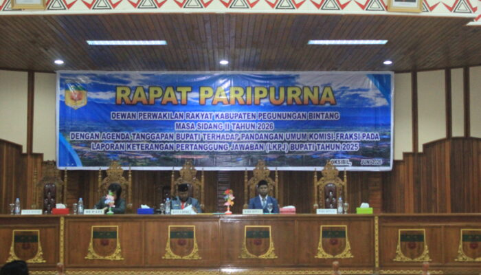 DPRK Pegubin  Menyetujui LKPJ Bupati Tahun Anggaran 2025 dengan Catatan Tegas