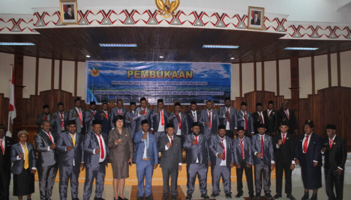 DPRK Pegubin Resmi Buka Sidang Paripurna Raperda Perubahan (APBD) Tahun Anggaran 2026.