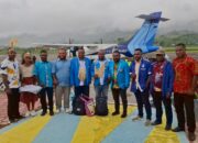 Wakil Ketua DPD I KNPI Papua Pegunungan Tiba Di Oksibil Pengurus KNPI Pegubin Siap Dilantik